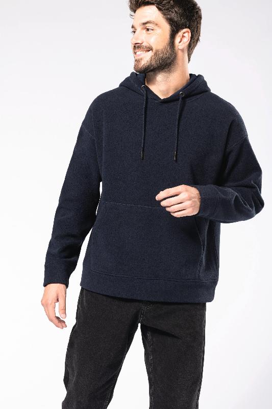 Sweat-shirt à capuche oversize unisexe en micropolaire recyclée - Kariban - Réf: K949_1