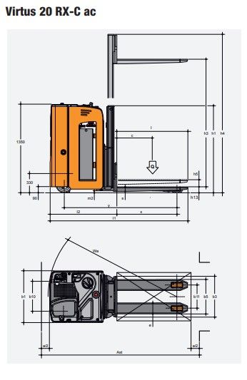Virtus 20 RX-C AC - Transpalette électrique OMG SRL - 2.0 T - Faible hauteur de levée avec opérateur embarqué_1