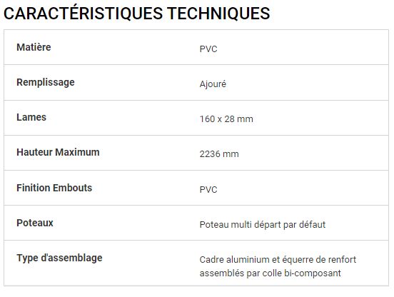 Clôture ile de re - cadiou industrie - matière : pvc - hauteur maximum : 2236 mm_1