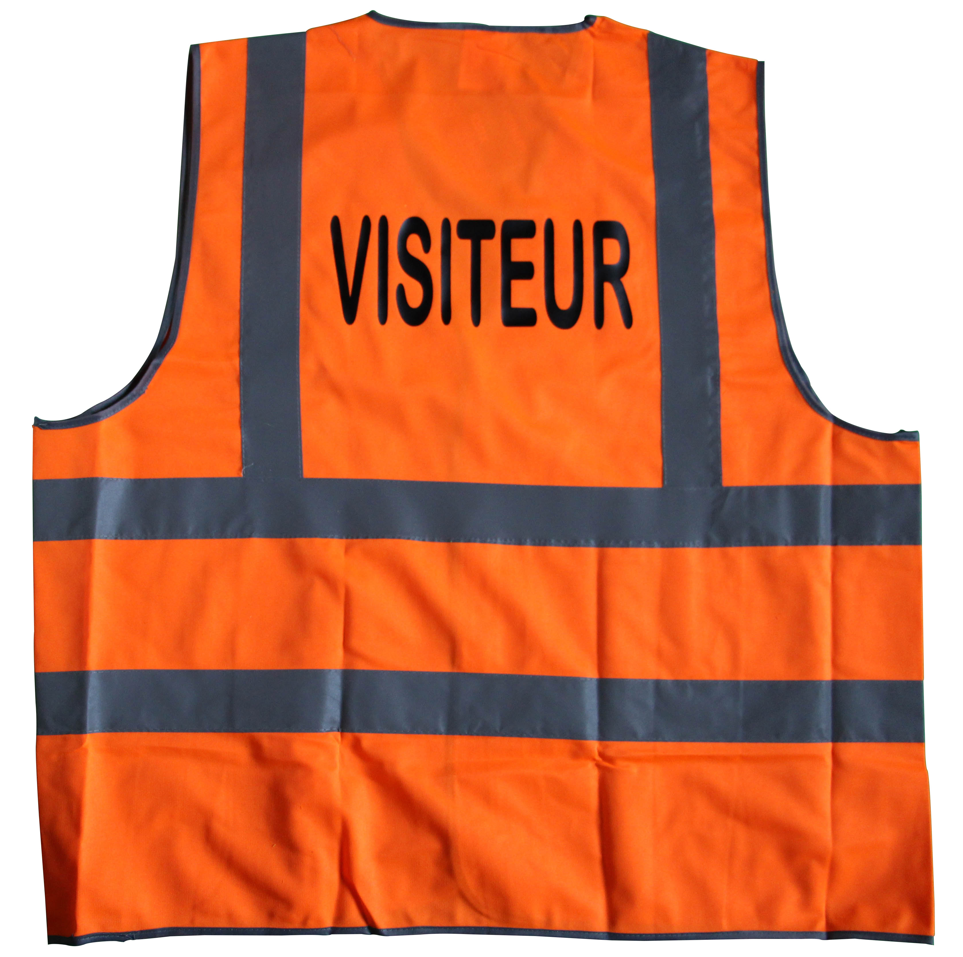 Gilet de sécurité visiteur - chasuble haute visiblité_1