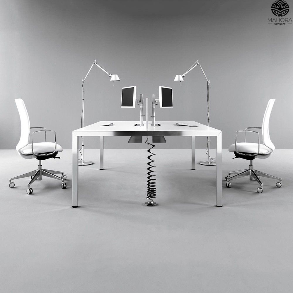 I Bench - Bureau open space Mahora - Plateau mélaminé - Design modulable et finitions soignées_1