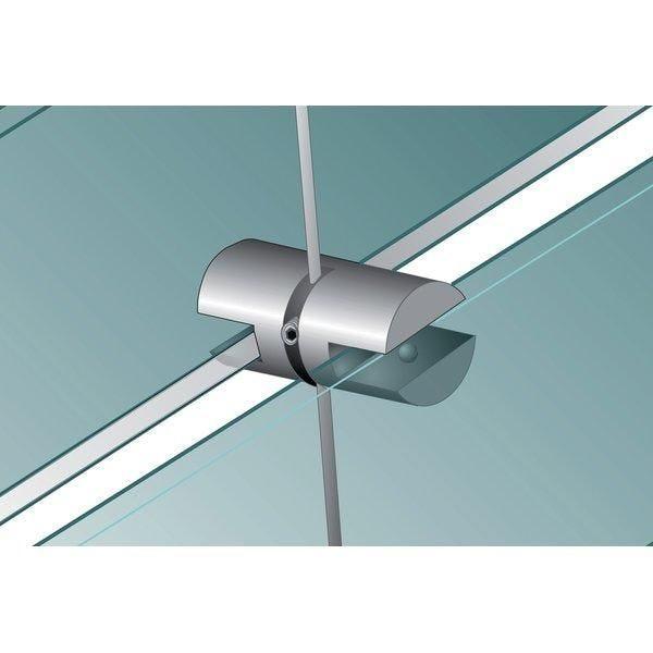 Pince double horizontale 7mm pour tablette - Acier et Inox_1