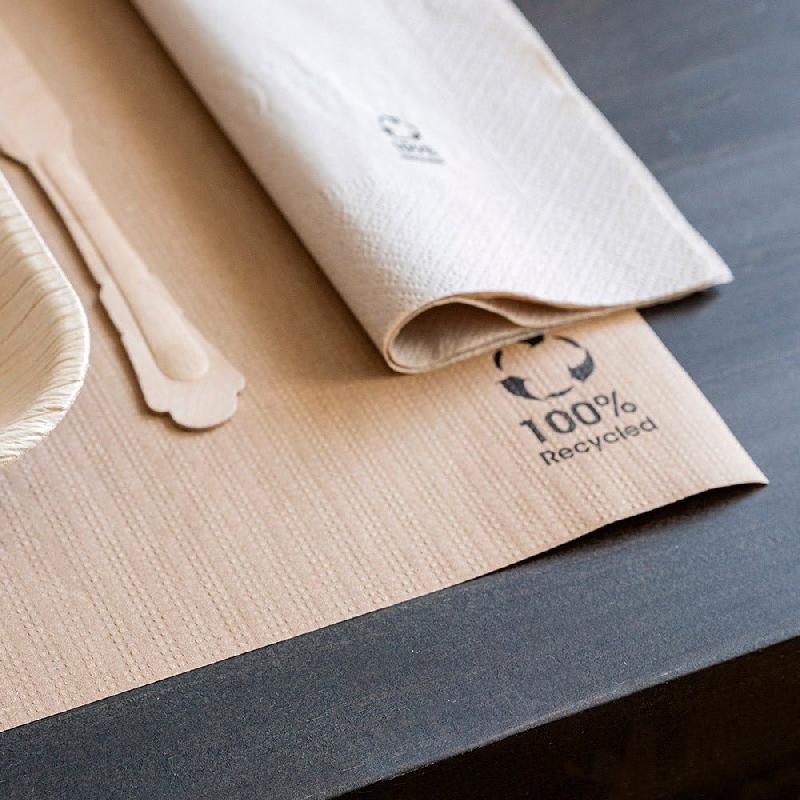 Set de table XL recyclé 80G/M2 35x50cm naturel papier - par 1000_1