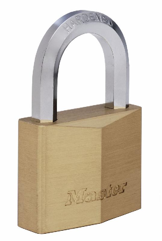 Cadenas à clé MASTER LOCK - laiton massif 60 mm - haute résistance et sécurité accrue_1