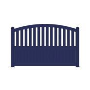 Clôture Sautet - Maine Clôtures - Semi-ajourée - Forme droite, bombée ou incurvée - Garantie 5 ans_1