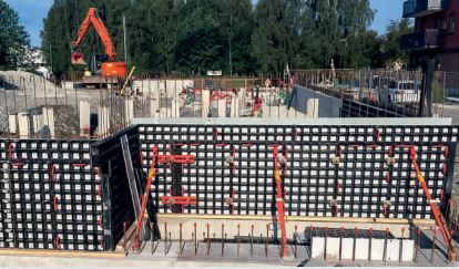 Coffrage léger pour voile vertical - hauteur jusqu'à 5,40 m - épaisseur de 15 à 40 cm - pression max 50 kN/m²_1