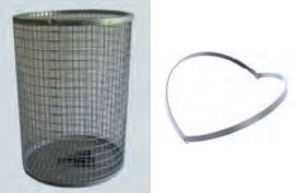 Corbeille publique 4 ronde SCORI - 55 litres - Résistant aux intempéries - Extensible_1