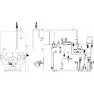Générateur de vapeur à haute pression - Trois parcours de fumée - Ici Caldaie GX S - Température max 300°C - 1700 à 25000 kg/h_1
