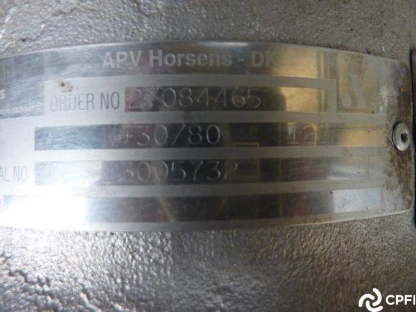 Pompe centrifuge APV-SPX W+ 30/80 - 4 KW - 2875 t/min - Diamètre turbine 120 mm_1