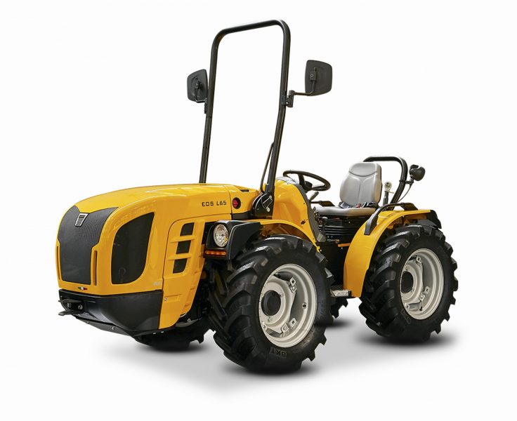 Tracteur agricole pour espaces extrêmement réduits - pasquali eos l65 rs roues directrices 56 cv_1