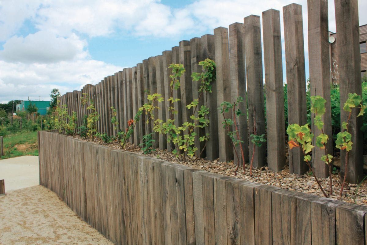 Traverse paysagère chêne - point p - 120x200x2600 mm_1