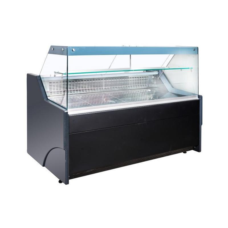 Vitrine réfrigérée de comptoir avec service-arrière 196,5 x 90,2 cm + 2 réserves réfrigérées_1