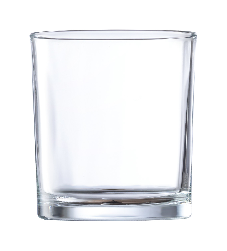 Set whisky - Carafe en verre 1350 ml avec 4 verres à whisky 320 ml - Transparent_1