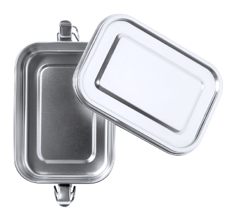 Boîte à lunch - acier inoxydable recyclé - 750 ml - corps coloré et couvercle contrasté_1