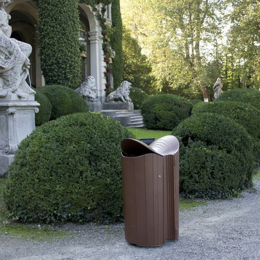 Poubelle publique 106v - Viola - Fima - structure en fusion d’aluminium peint_1