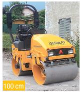 Compacteur tandem vibrant 100 à 140 cm, utilisé pour le compactage d'enrobés ou de sous couches : sable, gravier... - disponible en location_1