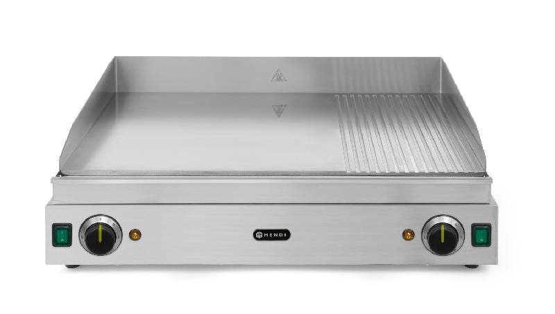 Grill Profi Line 2/3 lisse 1/3 rainuré 688x410mm HENDI_1