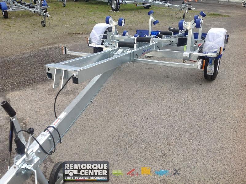 Porte bateau - remorque cassante - Sun Way SW385 - PTAC 500 Kg - 1 essieu - Référence D2416_1