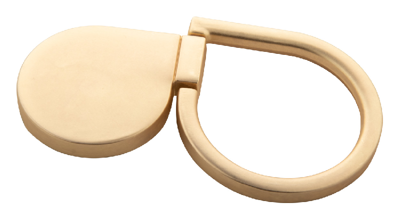 Support pour téléphone portable - anneau de support mobile en métal - base autocollante - couleur doré - 12.5 g_1