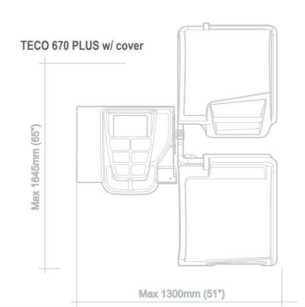 Équilibreuse électronique TECO 670 PLUS - roues auto, fourgons et moto - jantes jusqu'à 28'' - 75 kg max_1
