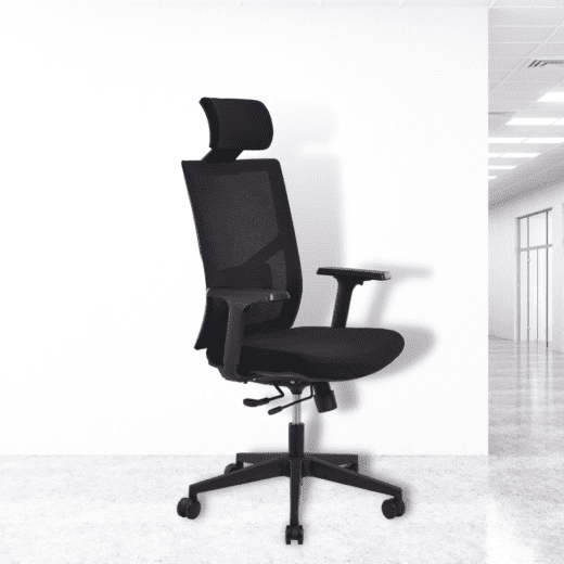 Fauteuil de bureau ergonomique ZACK - neuf - synchrone avec support lombaire réglable et accoudoirs Soft touch_1