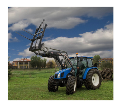 Fourche pour balles rondes avec surélévation - 242 kg - Sigma 4 - Capacité 850 kg et levage max 1400 mm_1