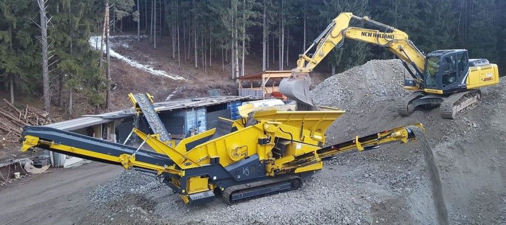 K3 cribles pour mines et chantiers - capacité jusqu'à 250 tonnes/heure - alimentation 6 m³_1