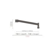 Tiro - crosses sur poteaux GMR Enlights - 889 mm - tailles et configurations multiples pour luminaires suspendus_1