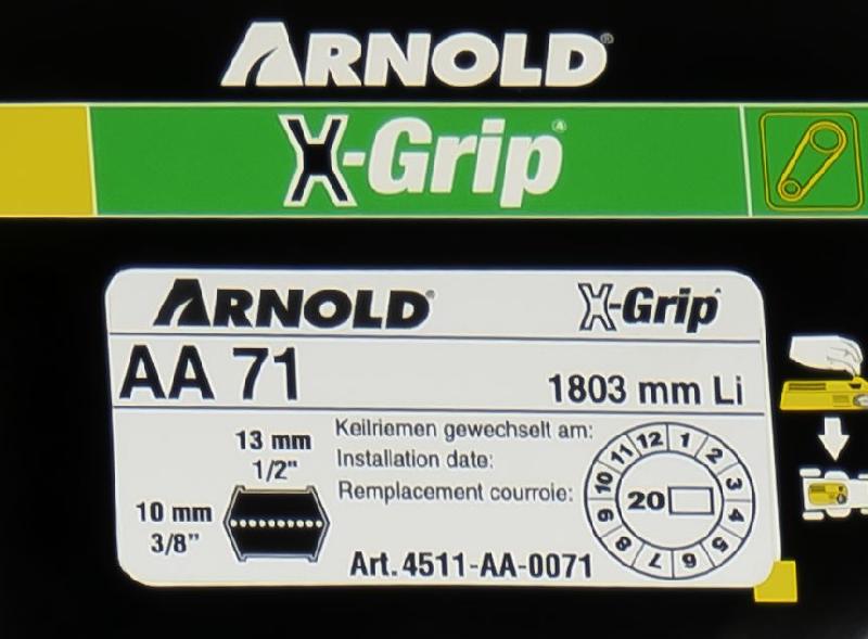 Courroie hexagonale X-Grip - Type AA 71_1