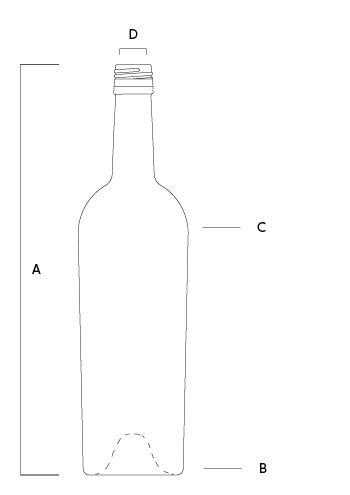3407 - bouteilles en verre - saverglass - 75 cl_1