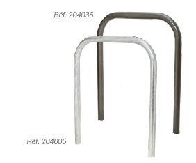 Arceau urbain simple de ville - tube diamètre 60mm - 3 longueurs - scellement direct ou sur platines_1