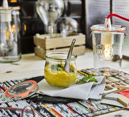 Bocaux en verre WECK - corolle 370 ml Ø 80 mm avec couvercle et joints - WN000025_1