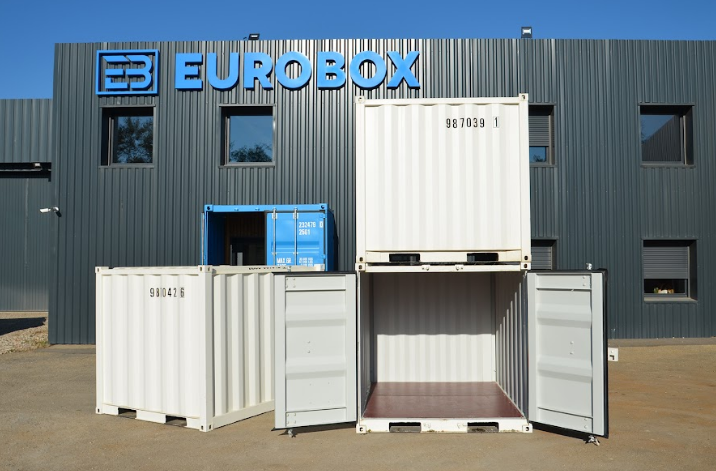 Container maritime 7 pieds en acier corten - Stockage sécurisé et étanche_1