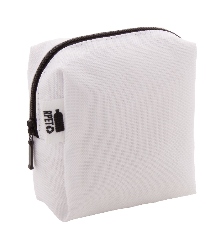 Trousse de maquillage personnalisée - polyester RPET 600D - impression sublimation - forme carrée - 50 pièces minimum_1