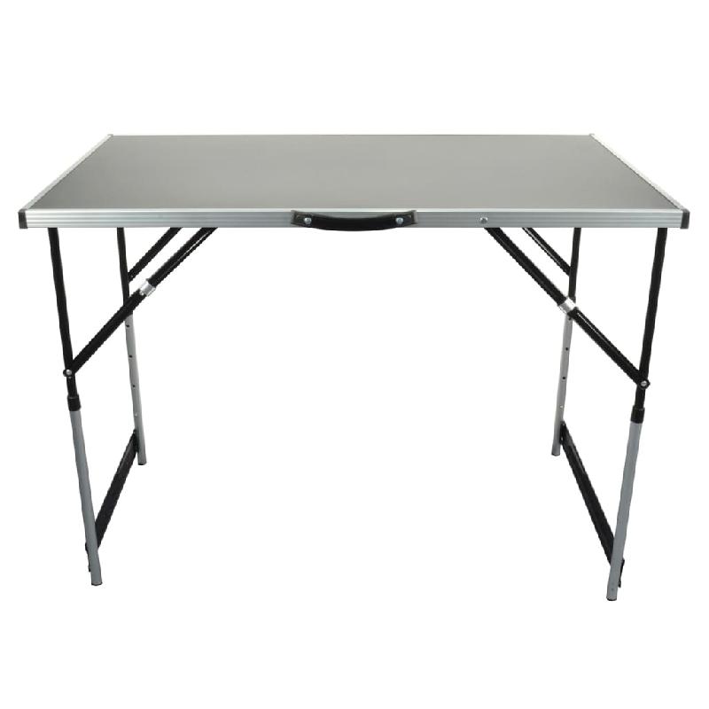 Brüder mannesmann ensemble table pliante multifonction aluminium 3 pcs 443677_1
