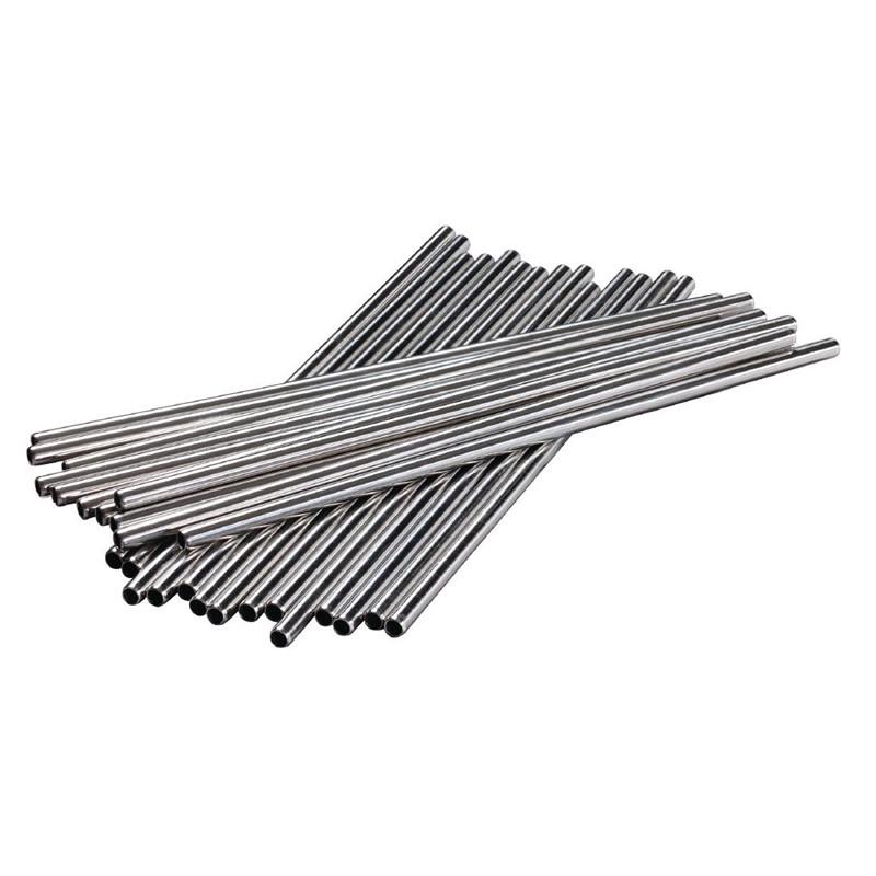 Lot de 25 Pailles en inox 215mm | Beaumont - CW490_1