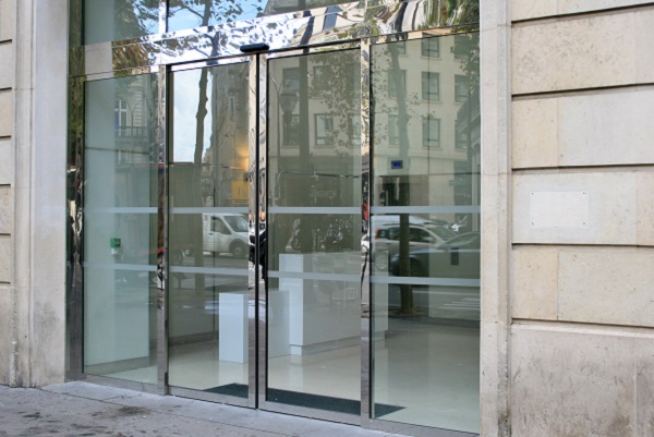 Porte piétonne optima 150 / extérieur / commande manuelle_2