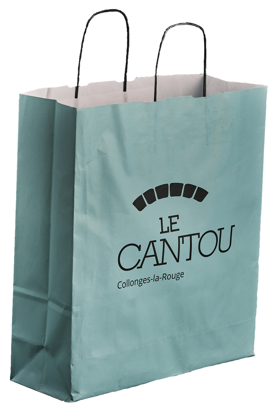 Sac poignée papier torsadé - 100% recyclable - 90 à 110 gr - parfait pour bijouteries, pâtisseries, caves, brasseries, selleries, magasins de prêt-à-porter et cosmétiques_2