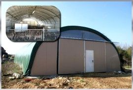 Tunnel d'élevage 9.30 adapté à tout type de productions ovines, caprines ou bovines._1