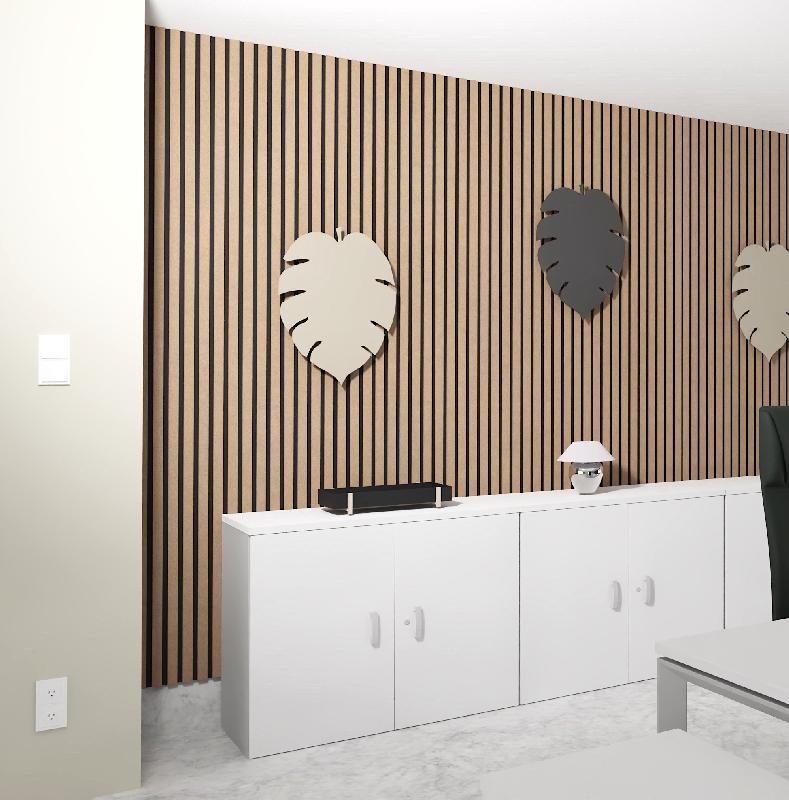 Armoire basse à portes battantes - Mobel Linea - 100, Blanc pastel, Gris aluminium_1