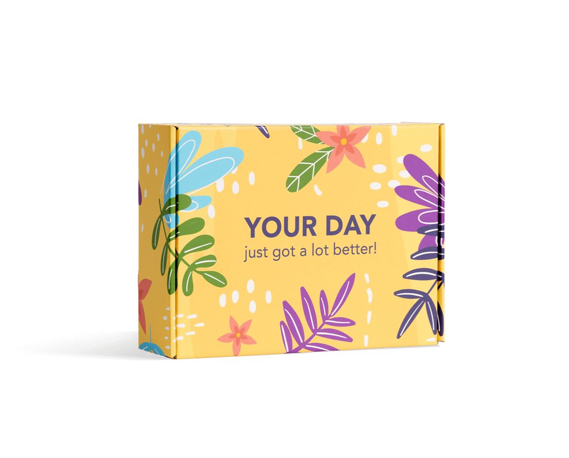 Boîte d'expédition quadrichrome pré-imprimée - Packhelp SA - 24.9 x 19 x 5.5 cm - design tendance et éco-responsable_1