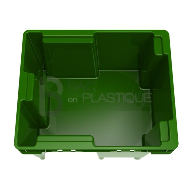 Caisse-palette JumboNest gerbable et emboîtable - 8282200415 - 520L, base renforcée, HDPE_1