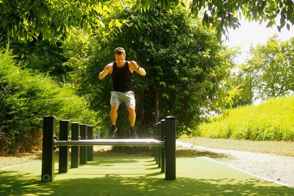 Haies Senior - parcours de santé Proludic - JPS12-S-M - 12,10 m de largeur, accessible dès 14 ans_1