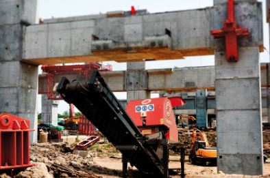 Mini concasseur à mâchoires de 500 mm x 250 mm à entrainement électrique - 5000ES RED RHINO_1