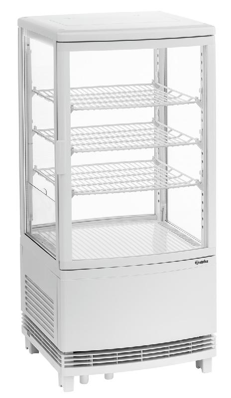 Mini vitrine réfrigérée 75L2T blanc 700287 Bartscher_1
