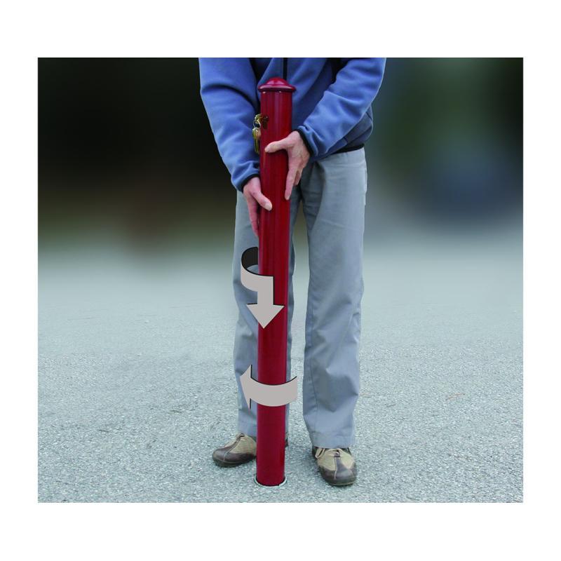 Potelet amovible Primabloc Agora - Serrure à hauteur d'homme - Ref : 206647.Gpro_1