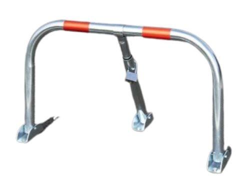 Barrière rabattable - Tube Ø 38 - Zingué - 755 mm largeur, 400 mm hauteur, 360 mm profondeur_1