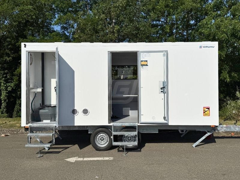 Base-vie de chantier - Remorque TIMKOLOC 100% solaire 6 à 8 personnes avec 3 espaces réglementaires_1