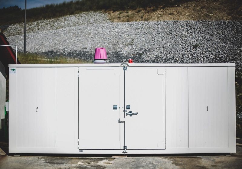 Module coupe-feu - Bungalow isolé avec parois coupe-feu 2H pour stockage DDS - Fabrication française_0