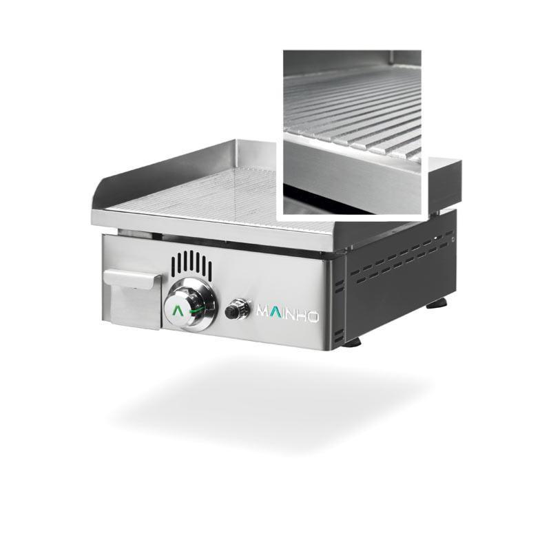 Plancha électrique NOVO-SNACK rainurée en ACIER rectifié - L400 | Mainho - NSRREM40N_1